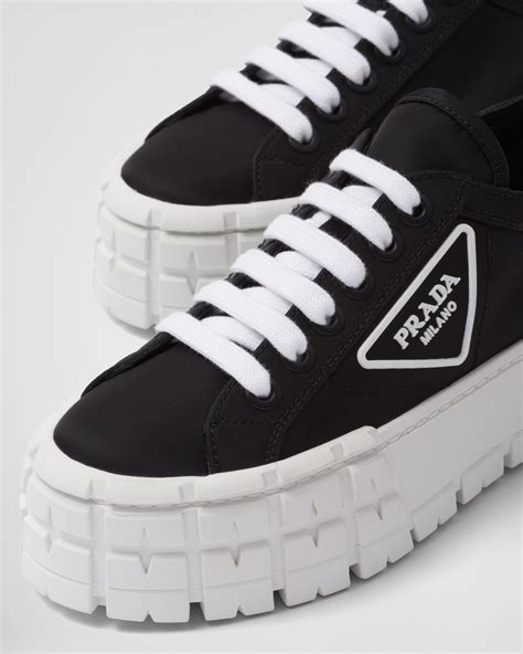 prada wheel re-nylon sneakers|prada double wheel sneakers.